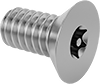 Tamper-Resistant Torx Stainless Steel Flat Head Screws