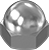 Image of Product. Front orientation. ZoomedIn view. Cap Nuts. Cap Nut Assortments.