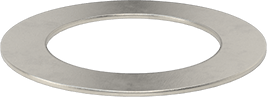 Image of Product. Bottom orientation. High-Temperature 321 Stainless Steel Mil.Spec.Washer, for 1" Screw Size, 1.026" ID, 1.562" OD, MS9549-19.