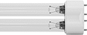 Image of Product. Front orientation. ZoomedIn view. Disinfecting Light Bulbs. Ultraviolet Disinfecting Light Bulbs, Twin-Tube Bulb.