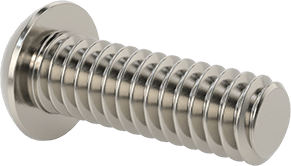 Image of Product. Back orientation. Stainless Steel Tamper-Resistant Button Head Torx Screws, 1/4"-20 Thread Size, 3/4" Long.