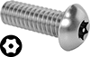 Tamper-Resistant Torx Stainless Steel Button Head Screws
