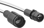 Image of Product. Front orientation. Contains MultipleImages. Sure Seal Connectors. Chemical-Resistant Sure Seal Connectors, 2 Poles.