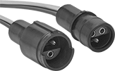 Image of Product. Front orientation. Contains MultipleImages. Sure Seal Connectors. Chemical-Resistant Sure Seal Connectors, 3 Poles.