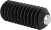Tight-Clearance Self-Aligning Steel Swivel-Tip Set Screws