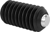 Tight-Clearance Self-Aligning Steel Swivel-Tip Set Screws