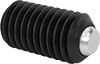 Tight-Clearance Self-Aligning Steel Swivel-Tip Set Screws