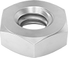 Thin-Profile Hex Nuts