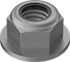 High-Strength Steel Nylon-Insert Flange Locknuts—Grade G