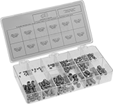 Image of Product. Front orientation. Set Screws. Steel Cup-Tip Set Screw Assortments.