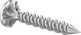 Image of Product. Back orientation. Drywall Screws. Strip-Resistant Drywall Screws for Wood.