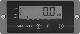 Image of Product. Remote Digital Display. Front orientation. ZoomedIn view. Scales. Forklift Forks with Legal-for-Trade Embedded Scale.