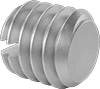 Slotted Steel Flat-Tip Set Screws