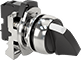 Image of Product. Front orientation. Lever Switches. Metal 22 mm Panel-Mount Lever Switches, Not Illuminated.