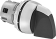Image of Product. Front orientation. Lever Actuators. 22 mm Panel-Mount Build-Your-Own Metal Push-Button Switches.