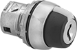 Image of Product. Front orientation. Key Actuators. 22 mm Panel-Mount Build-Your-Own Metal Push-Button Switches.