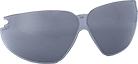 Image of Product. Front orientation. Lenses. Wraparound Safety Sunglasses.