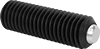 Tight-Clearance Self-Aligning Steel Swivel-Tip Set Screws
