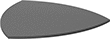 Image of Product. Bottom orientation. Sandpaper. Adhesive-Back Sanding Sheets for Detail Sanders, Triangle.