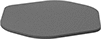 Image of Product. Bottom orientation. Sandpaper. Adhesive-Back Sanding Sheets for Detail Sanders, Pointed Oval.