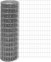 Image of Product. Zinc-Plated Steel. Front orientation. Fencing. Metal Welded-Wire Fencing, Rectangular Opening, Zinc-Plated Steel.