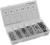 Image of Product. Front orientation. Lock Washers. Split-Lock Washer, Sold as Assortments.