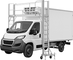 Image of ProductInUse. Front orientation. Work Platforms. Overhead Access Work Platforms.
