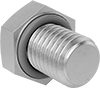 Sealing Stainless Steel Hex Head Screws