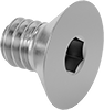 Stainless Steel Hex-Drive Flat Head Screws