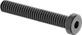 Image of Product. Front orientation. Socket Head Screws. Low-Profile Steel Socket Head Screws, Fully Threaded.