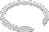 Spiral External Retaining Rings