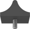Threaded-Stud Bumpers