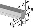 Image of Attribute. Front orientation. Contains Annotated. Machine Key Stock. Step Machine Key Stock, Machine Key Stock for Gears.