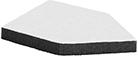 Image of Product. Front orientation. Sanding Disc Cushioning Pads. Cordless Detail Sheet Sanders.