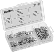 Image of Product. Front orientation. Hog Rings. Hog Ring Assortments.