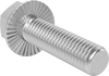 Steel Serrated-Flange Hex Head Screws