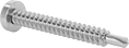 Image of Product. Back orientation. Tapping Screws. Stainless Steel Phillips Rounded Head Drilling Screws.