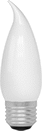 Image of Product. Side1 orientation. Light Bulbs. Screw-In-Base Light Bulbs, Bent Tip Bulb.