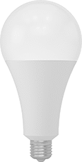 Image of Product. Side1 orientation. Light Bulbs. Screw-In-Base Light Bulbs, Pear Bulb.