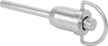 Knob-Grip Locking Quick-Release Pins with D-Ring