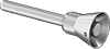 Locking Quick-Release Pins with Recessed Button