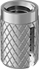 18-8 Stainless Steel Screw-to-Expand Inserts for Plastic