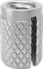 Screw-to-Expand Press-In Threaded Inserts for Plastic