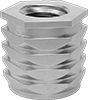 Twist-Resistant Press-In Threaded Inserts for Plastic