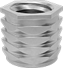 Twist-Resistant Press-In Threaded Inserts for Plastic