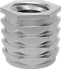 Twist-Resistant Press-In Threaded Inserts for Plastic