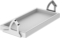 Image of Product. Front orientation. Robot Workstations. Robot Machine-Tending Stations, Catch Pans.