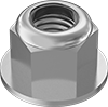 Nylon-Insert Flange Nuts