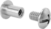 Highly Corrosion-Resistant 316 Stainless Steel Binding Barrels and Screws