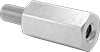 Inch-to-Metric Male-Female Hex Thread Adapters